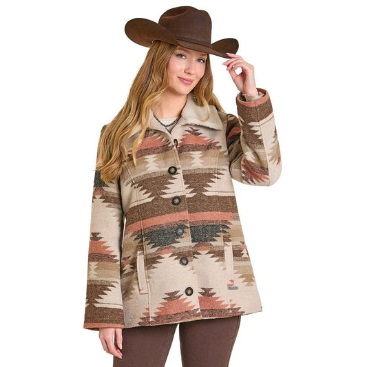 Panhandle Women's Brown Aztec Coat