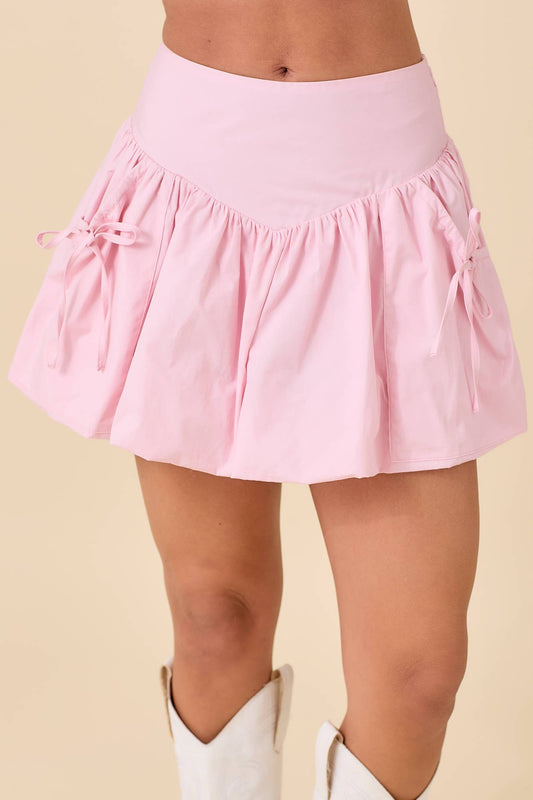 Bubble Skort With Bows