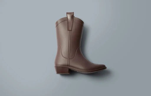 Coastal Cowgirl All Weather Rubber Cowgirl Boots - Brown