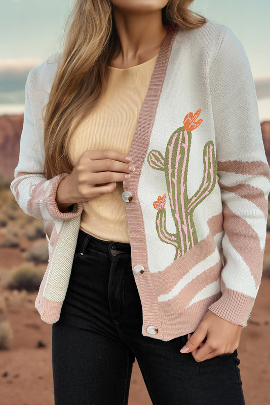 Desert Sunset Button Down Cardigan