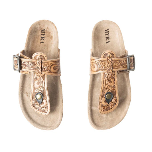 Balinda Ridge Sandals In Brown