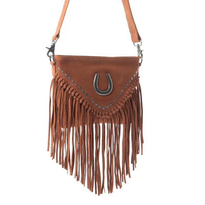 Stallion's Luck Leather Bag In Brown by Myra