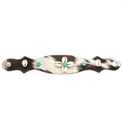 Bianca's Treasures Cow Hide Cuff by Myra