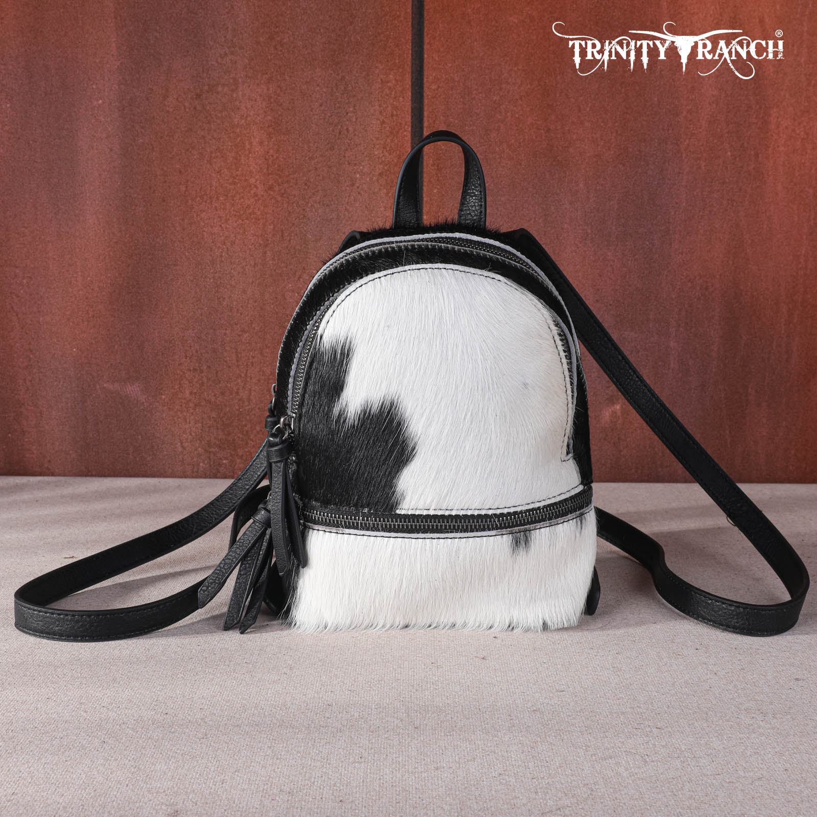 Trinity Ranch Hair-On Cowhide Collection Mini Backpack – WESTERN