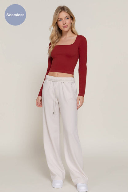 The Scarlet Square Seamless Top