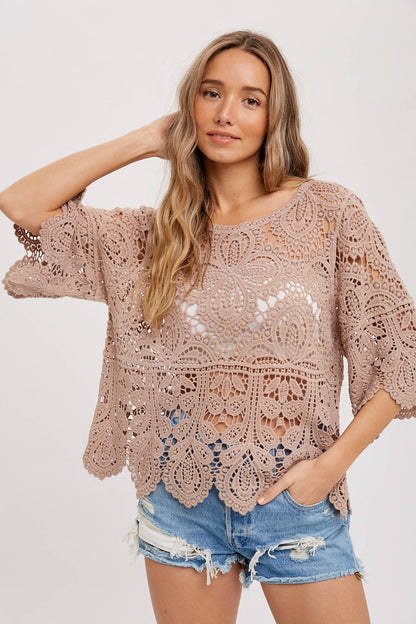 The Daisy Crochet Lace Top