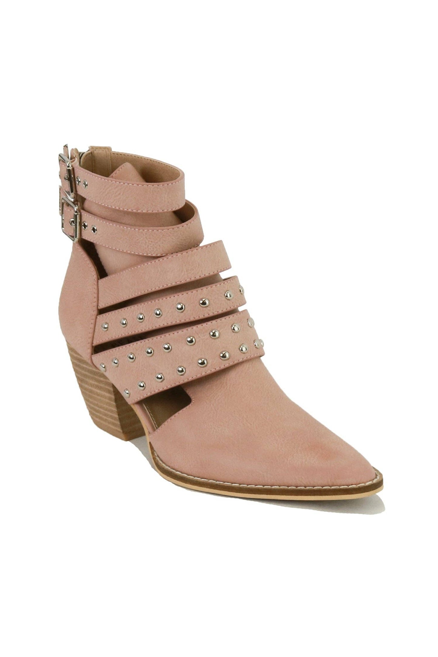 The Blush Rodeo Strap Bootie