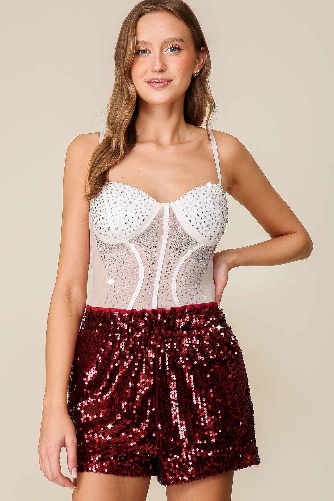 The Midnight Rodeo Rhinestone Bodysuit