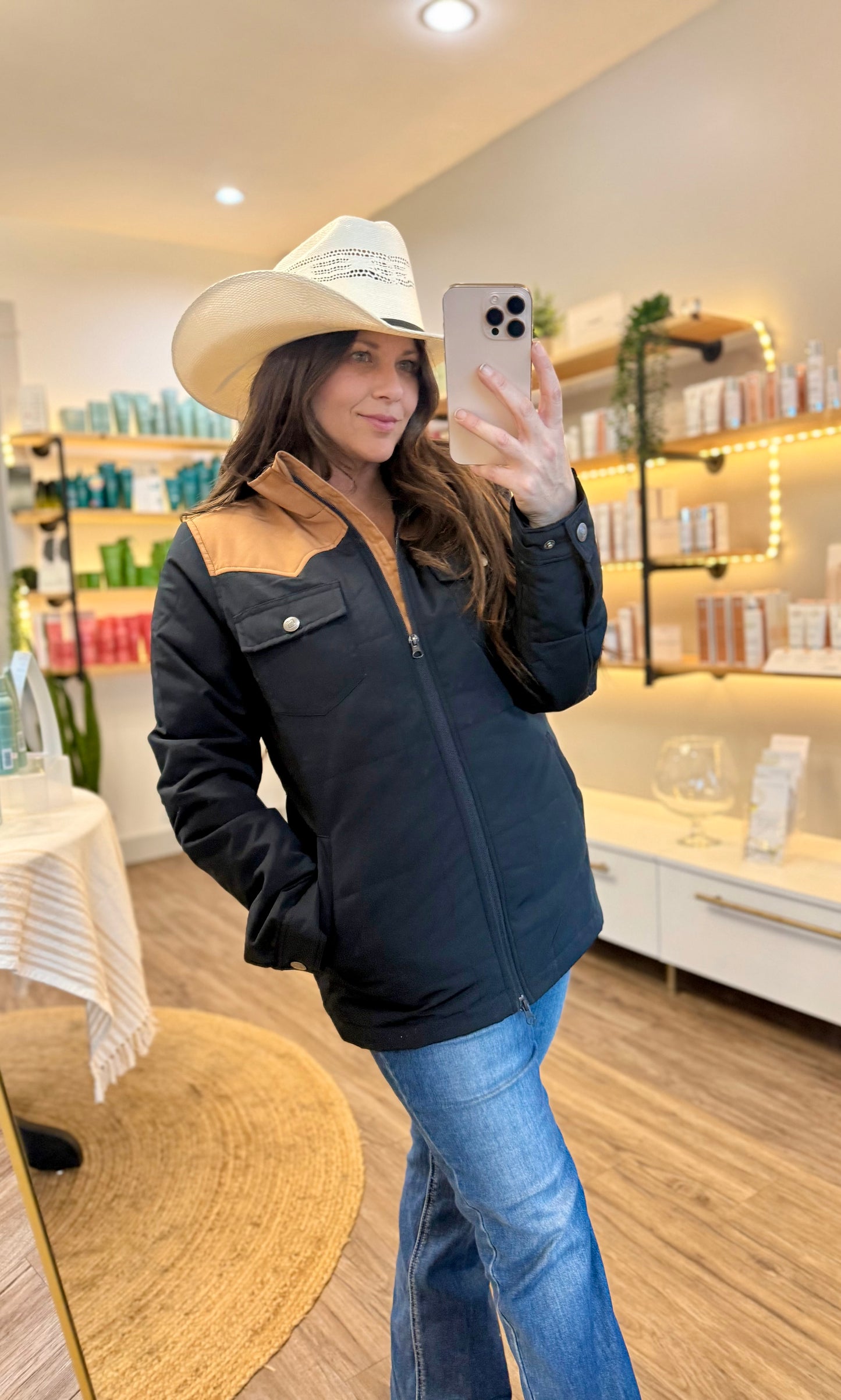 Panhandle Two Tone Puffer Jacket