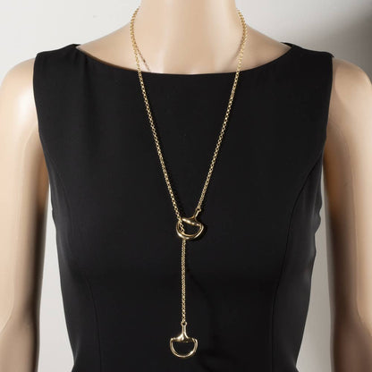 The Bridle Bit Lariat Necklace