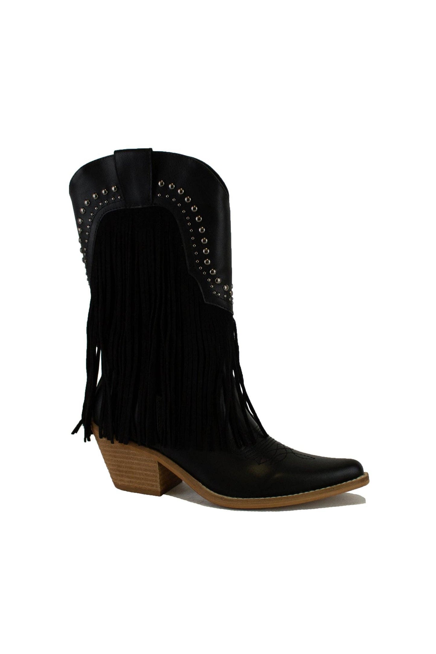 The Midnight Fringe Western Boots