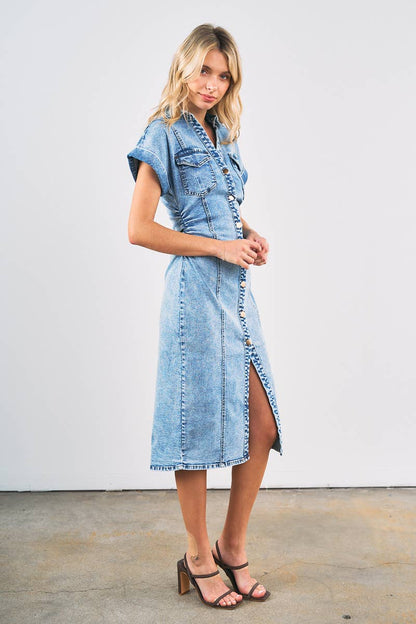 The Western Standard Denim Midi