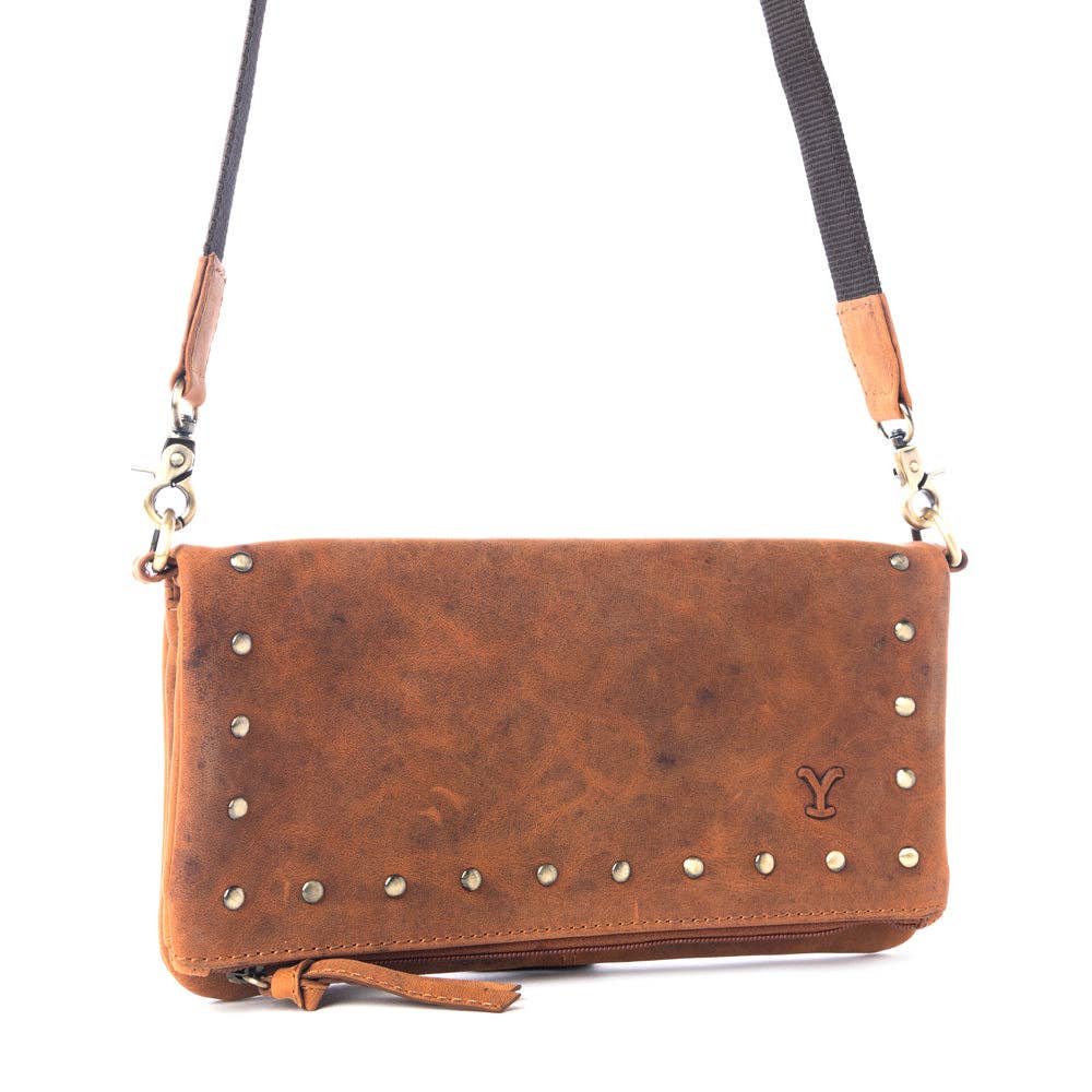 Yellowstone Palisade Clutch Bag with Rivets