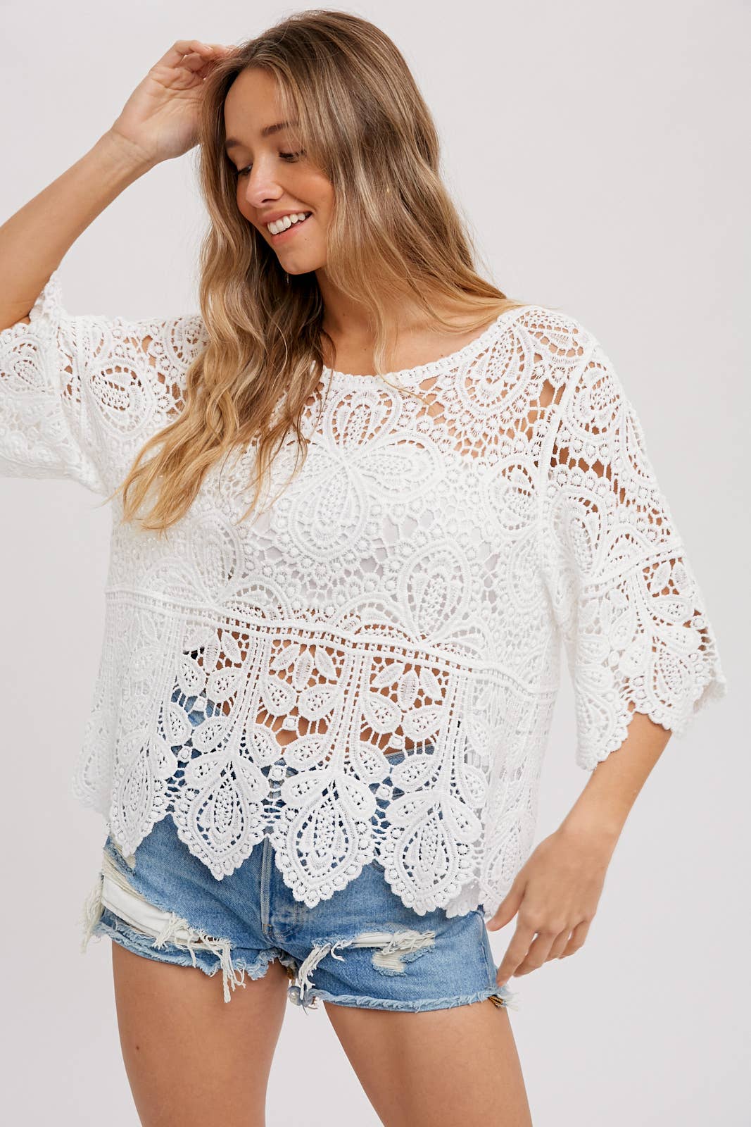 The Daisy Crochet Lace Top