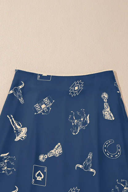 The High Stakes Satin Skirt
