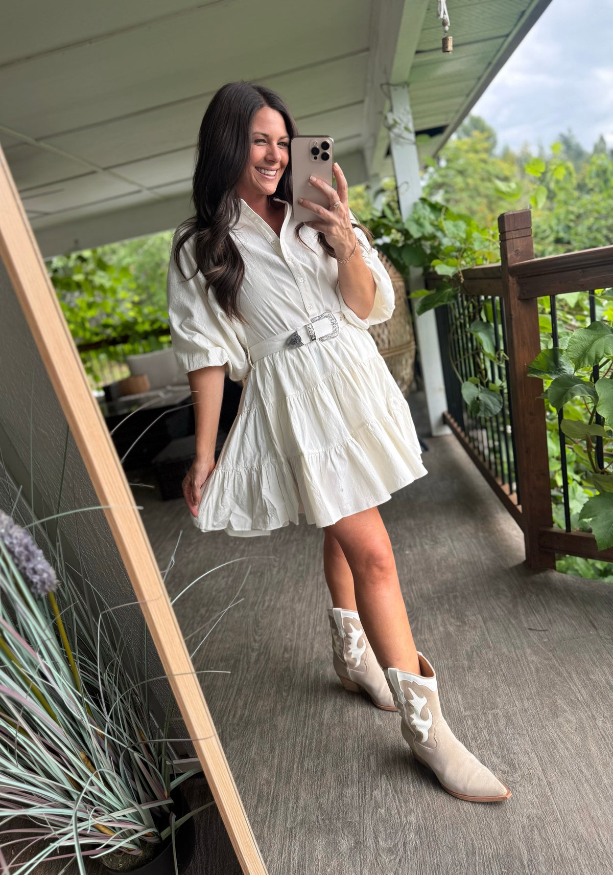 🤎 The Sunday Rodeo Mini Dress — Rock & Roll Denim