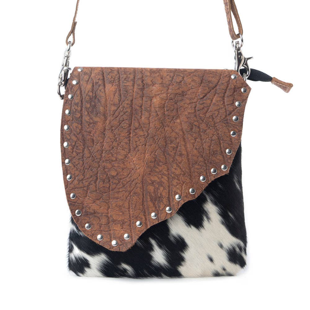Myra Stonebrook Canvas & Hairon Bag