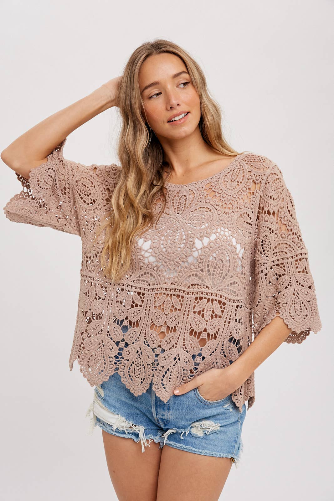 The Daisy Crochet Lace Top