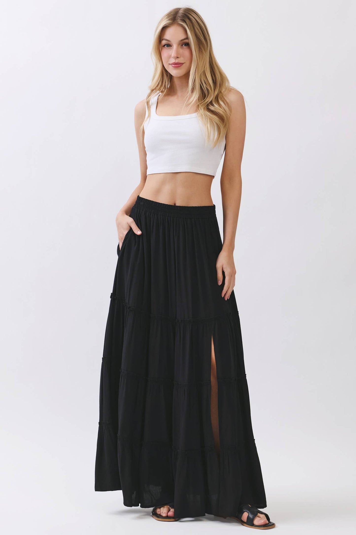 The Midnight Mesa Maxi Skirt