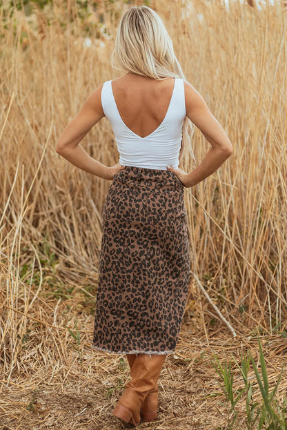 The Wild Side Denim Skirt