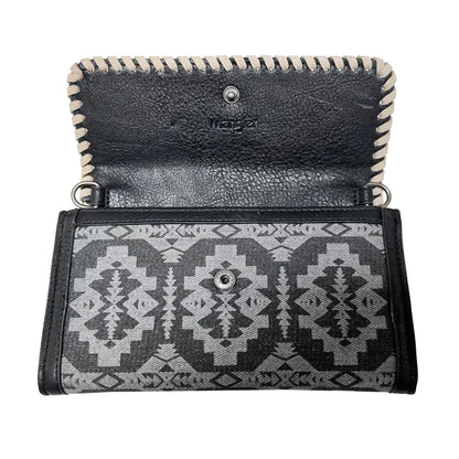 Wrangler Aztec Print Wallet/Wristlet/Crossbody