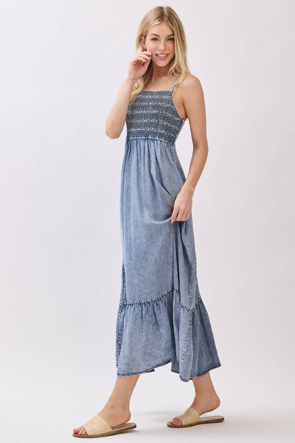 The Bluebird Prairie Midi Dress