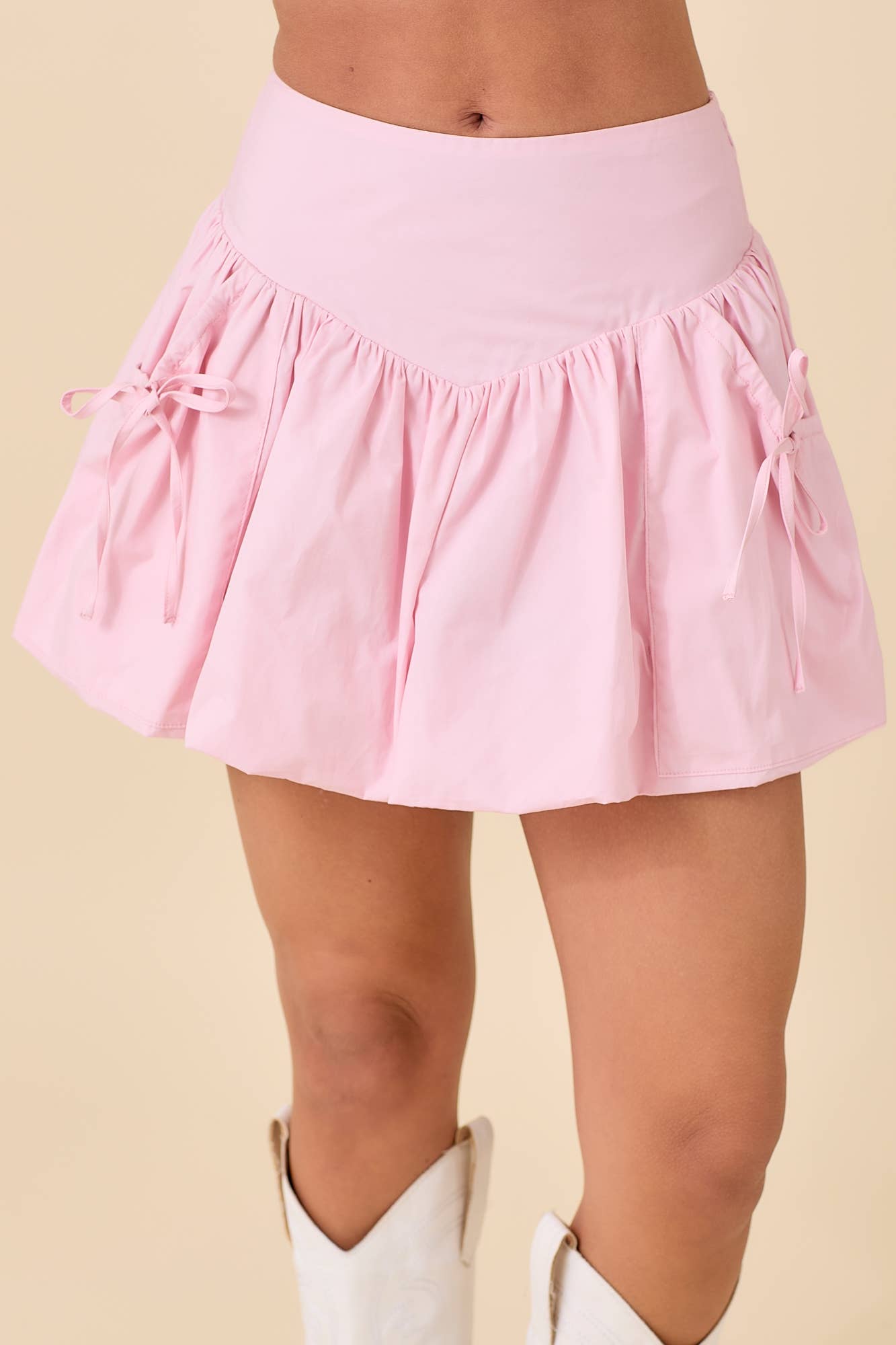 Bubble Skort With Bows