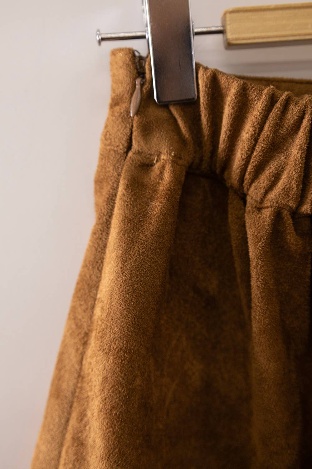 The Saddlewood Suede Skirt