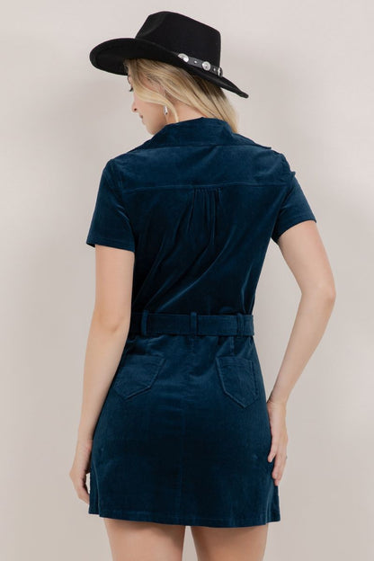 The Blue Moon Corduroy Dress 🌙