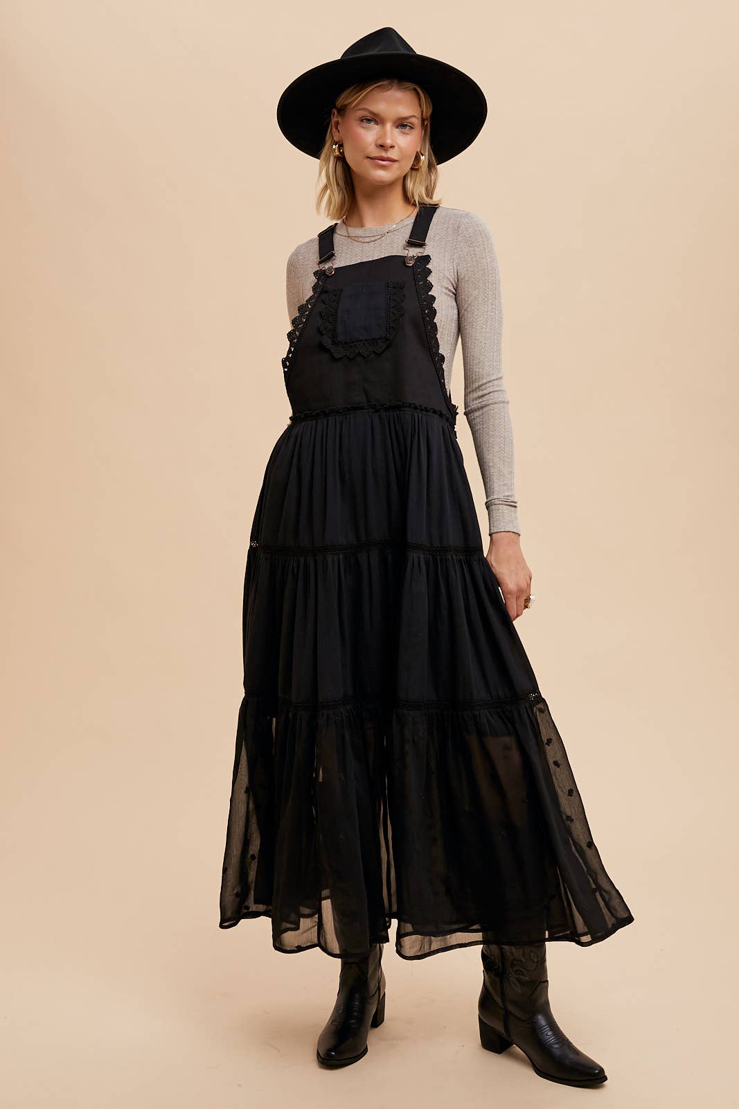 Embroidered Lace Skirtall
