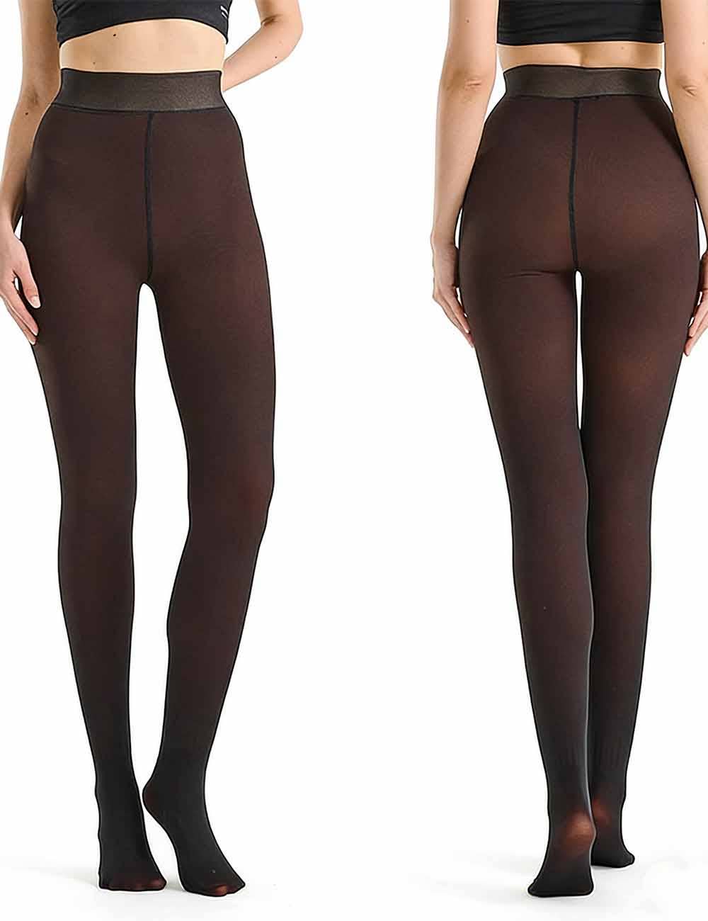 Fleece Lined Sheer Winter Tights