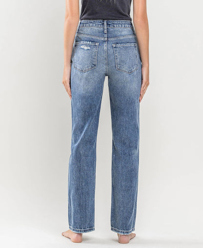The Lowkey Legend Straight Leg Distressed Jeans