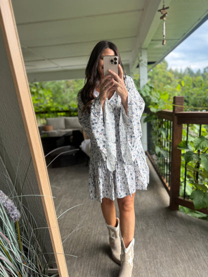 💙 The Bluebird Boho Mini Dress — Rock & Roll Denim