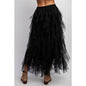 Wanderlust Tulle Maxi Skirt - black