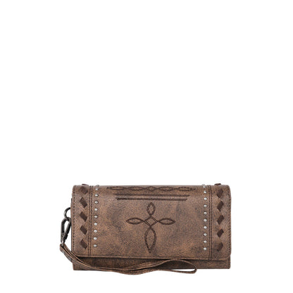 Montana West Embroidered Stitch Wallet