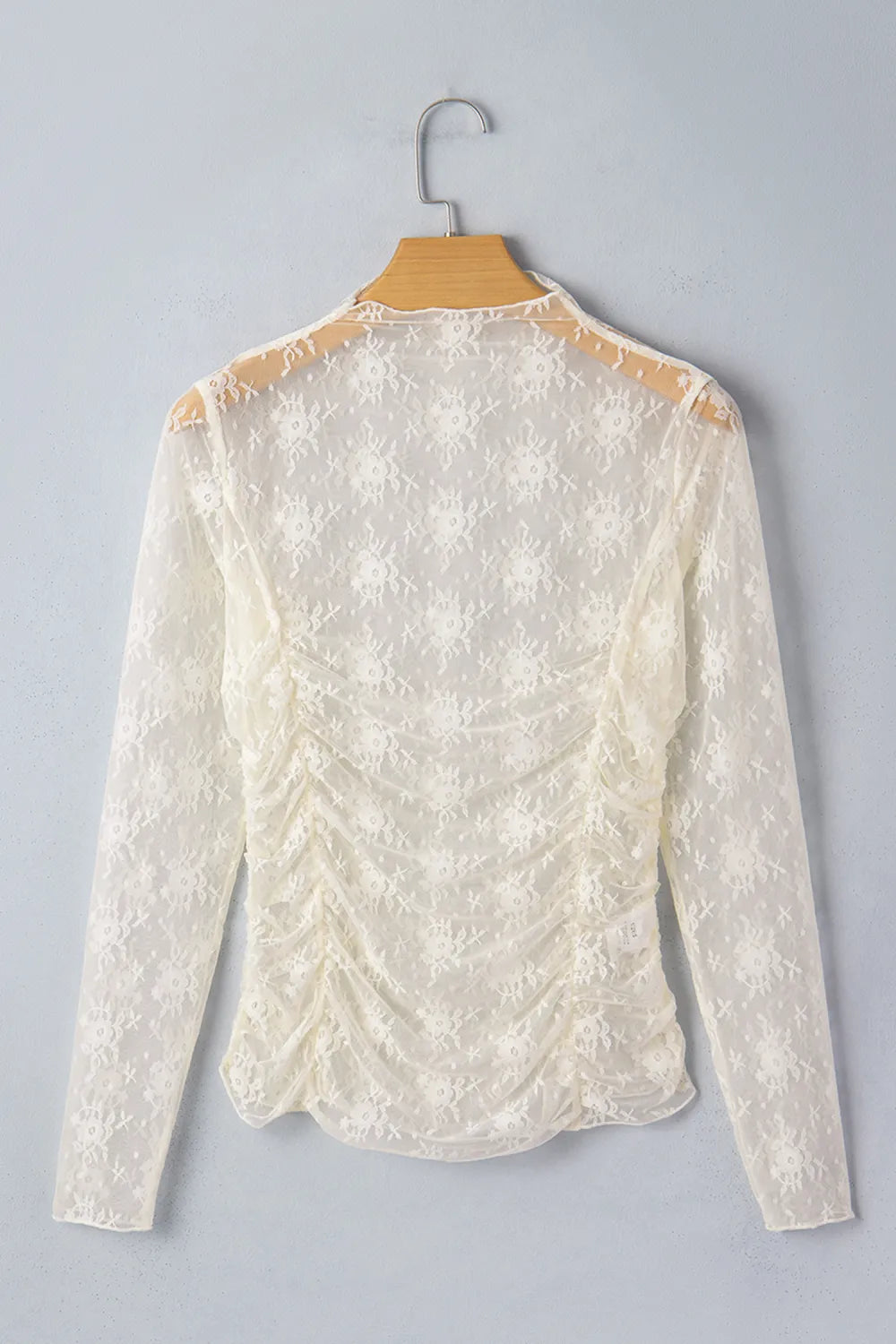 The Ivory Wildflower Mesh Top