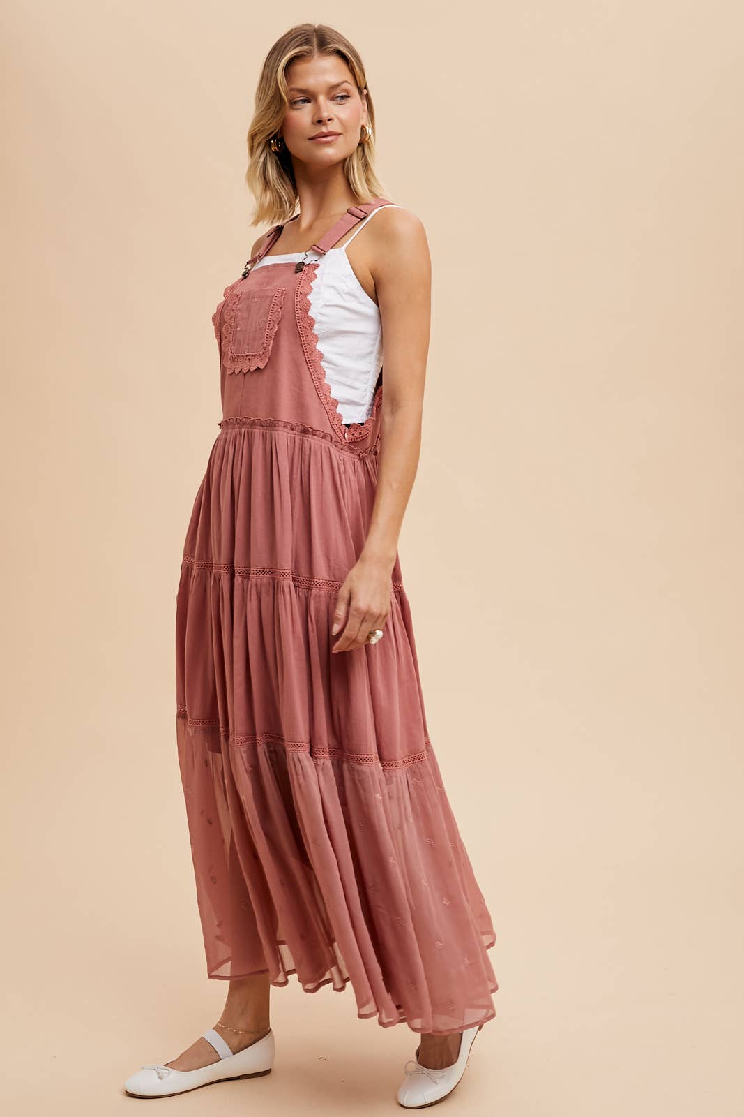 Embroidered Lace Skirtall