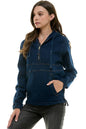 The Denim Hoodie Jacket - dark wash