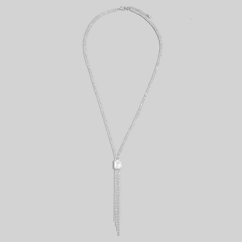 The Showgirl Sparkle Lariat Necklace