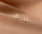 Mini Horseshoe Stud Earrings 2pcs
