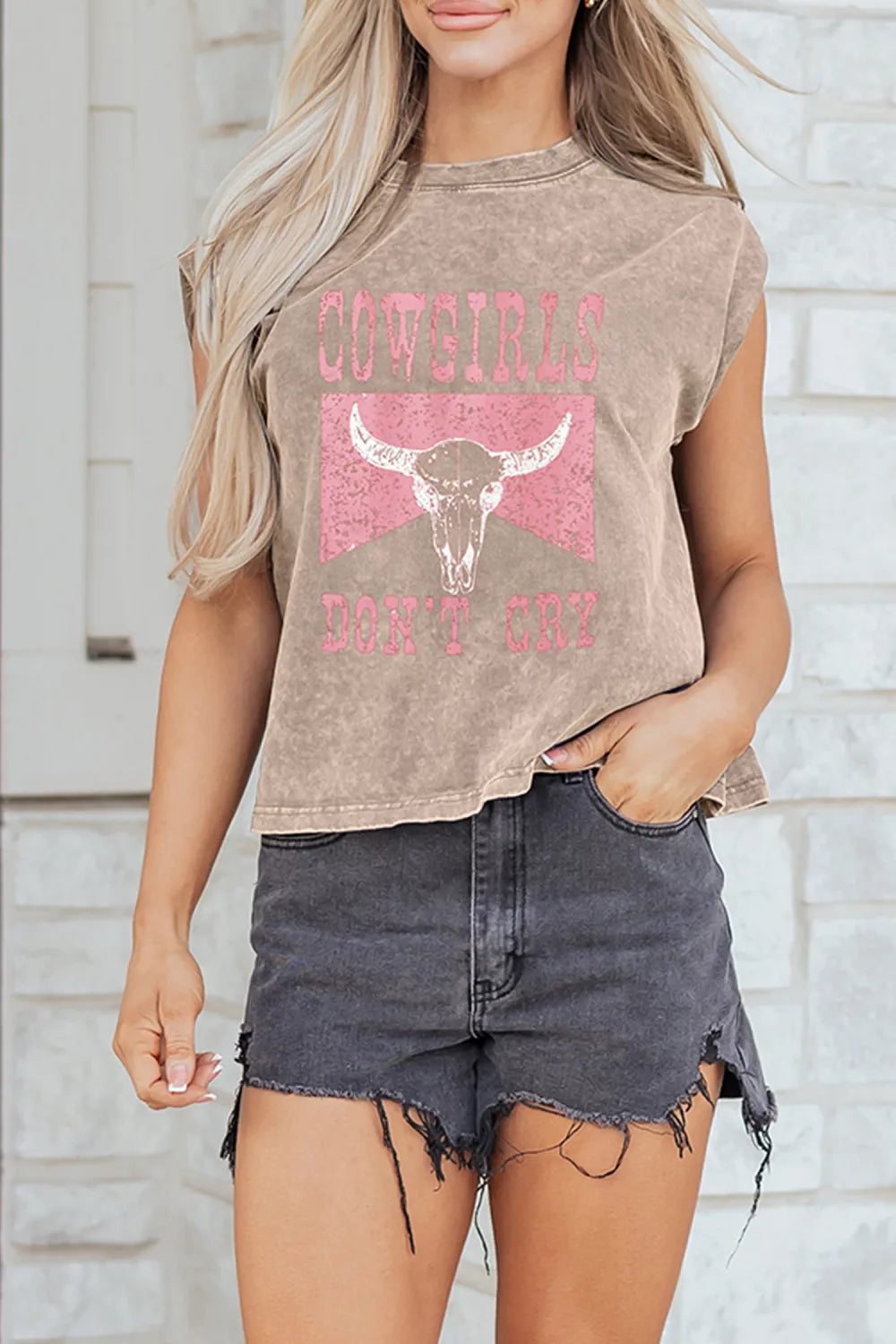 The Cowgirls Don’t Cry Vintage Tank