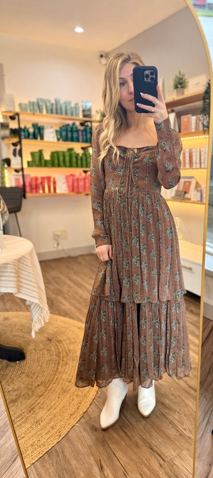 Striped Floral Dress by Rock and Roll Denim