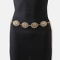 Western Horse Engraved Concho Chain Belt