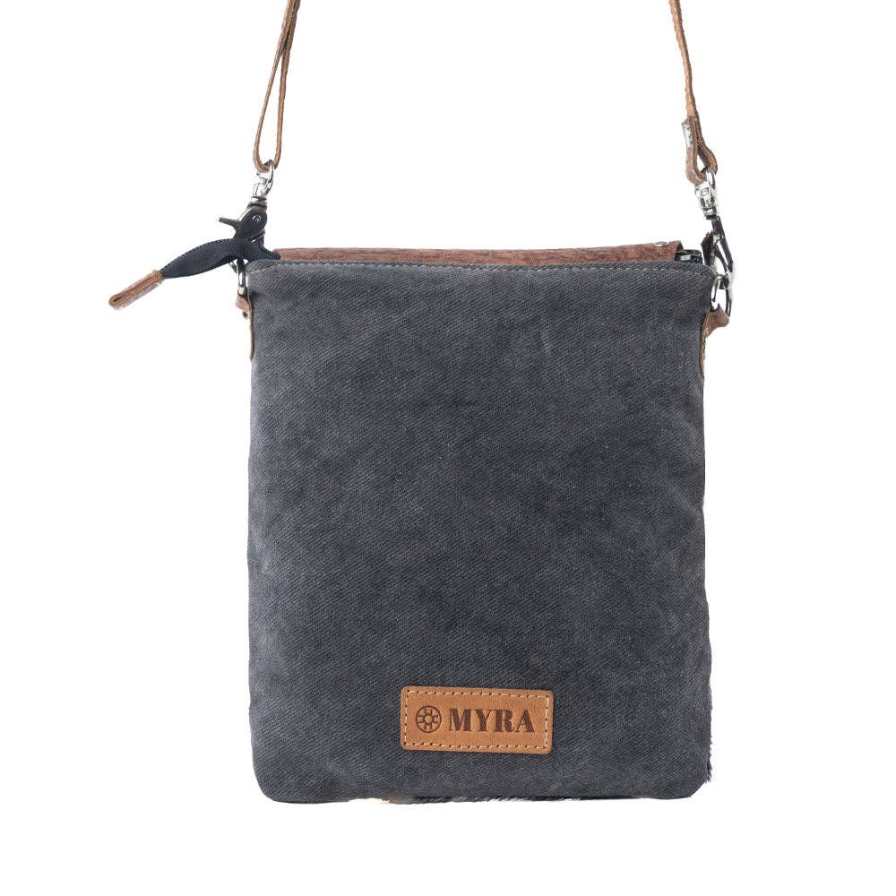 Myra Stonebrook Canvas & Hairon Bag