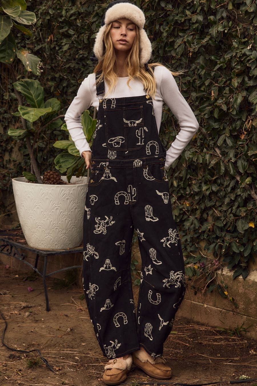The Wild West Barrel Overalls