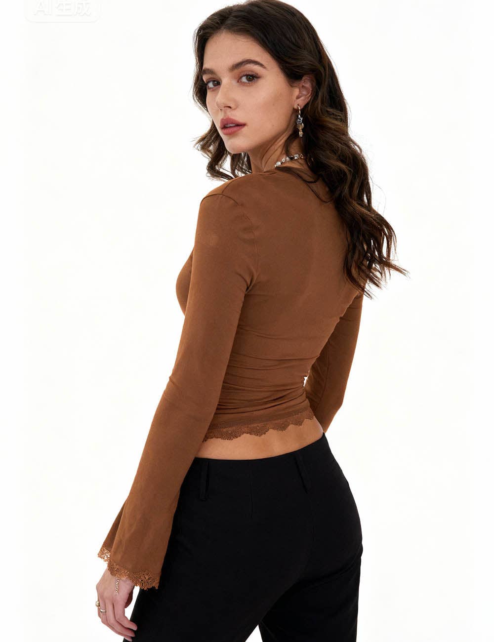 Moonlight Lace Layering Top