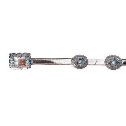 Floracrest Hairon Concho Belt