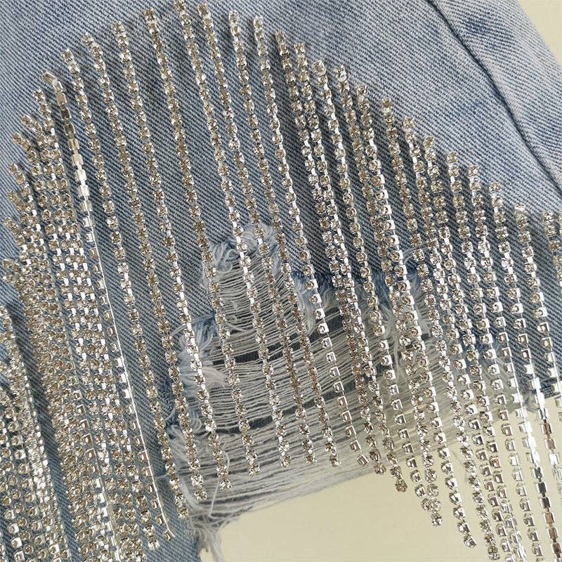 The Rhinestone Rodeo Fringe Shorts