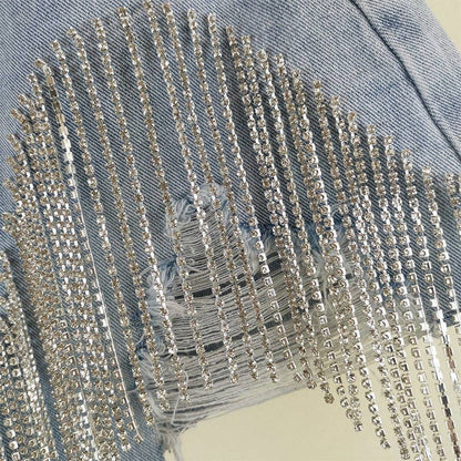The Rhinestone Rodeo Fringe Shorts