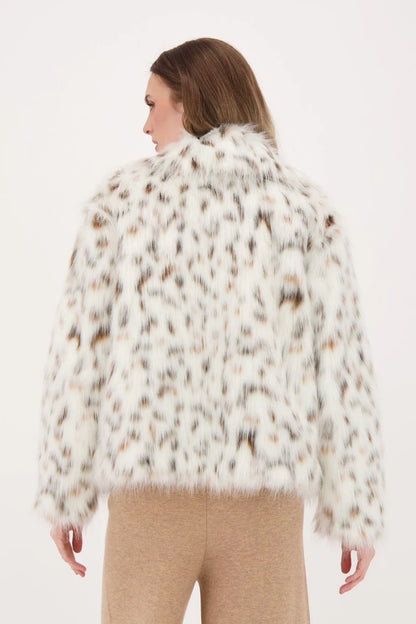 Cheetah Faux Fur Jacket